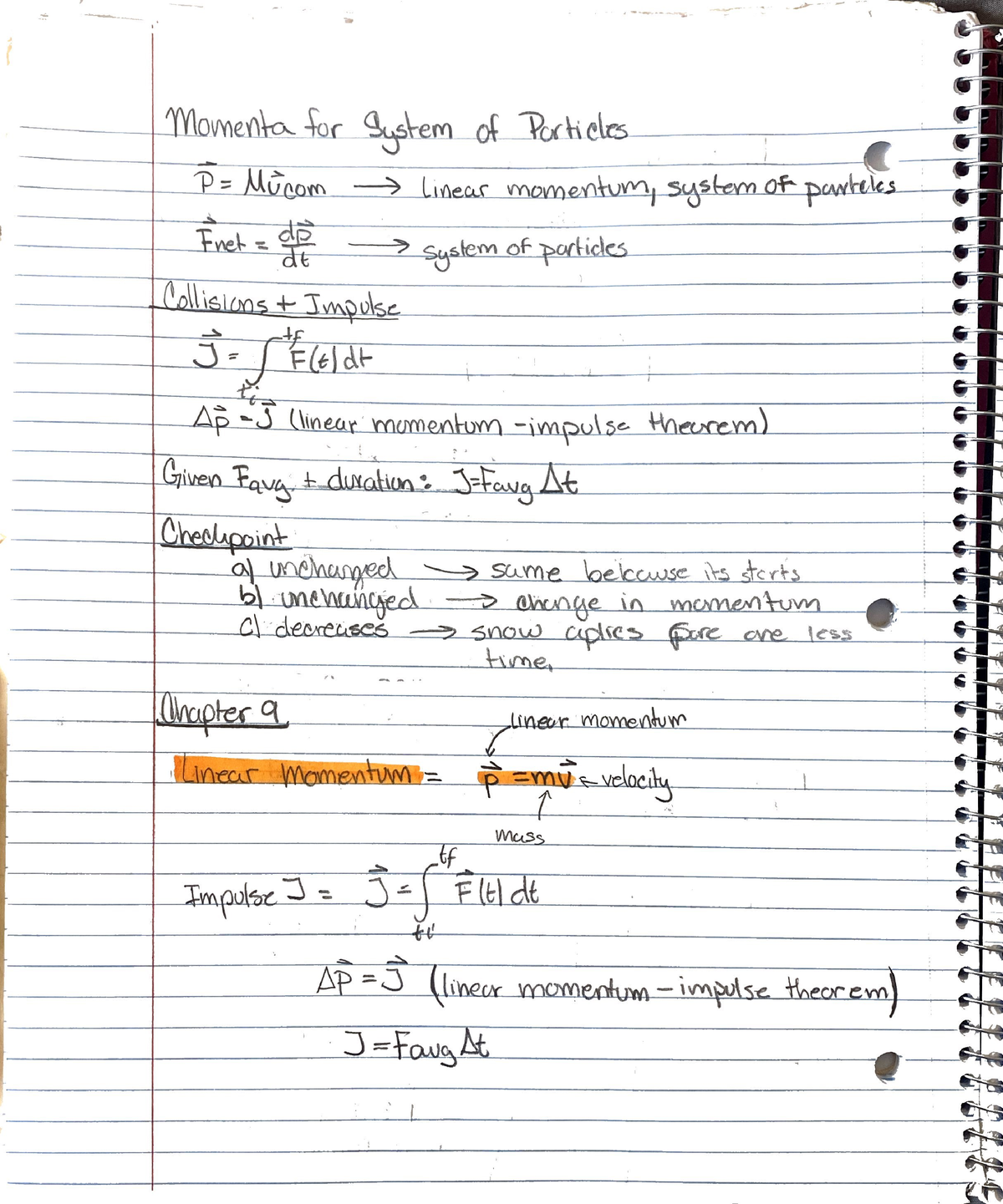 physics-113-ch-9-linear-momentum-lecture-notes-phy-113-wfu-studocu