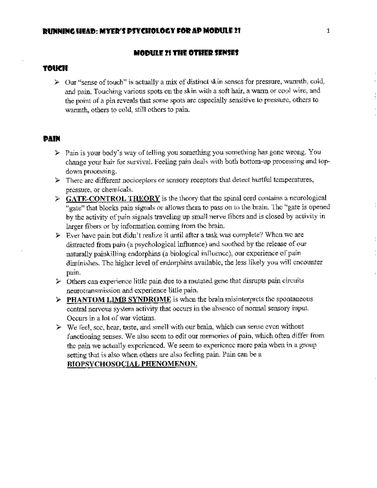 Module 21 - CHEAT SHEET - PSY 150 - Studocu