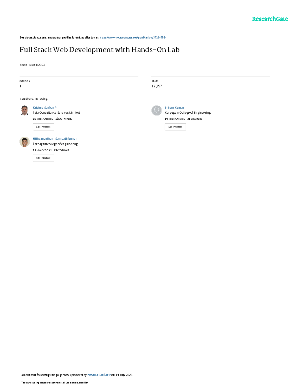 IT3501 Prebook - Good - See discussions, stats, and author profiles for ...
