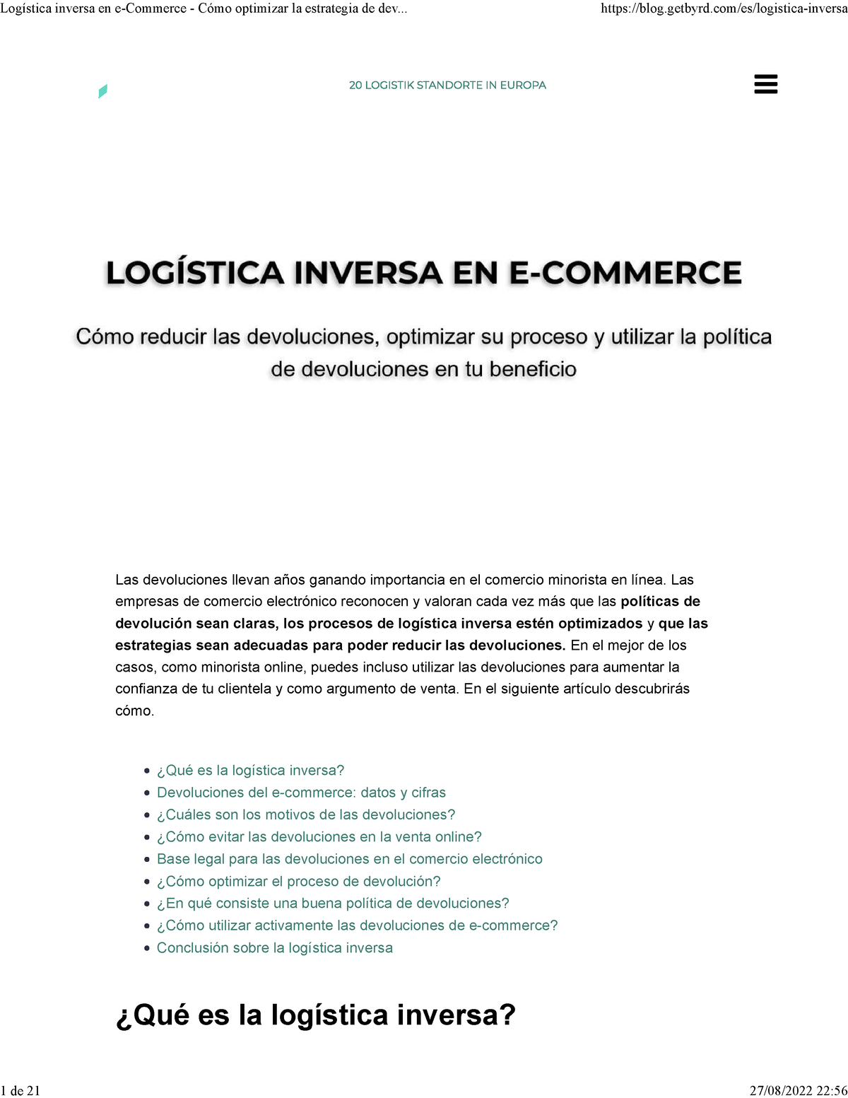 Las devoluciones de pedidos 'online' se disparan: gratuitas para el  cliente, pero con gran impacto ambiental