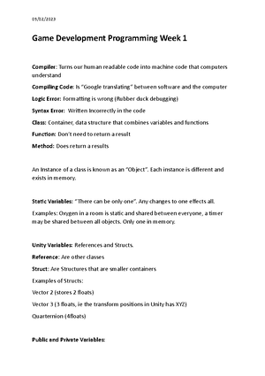 Lab 2 notes from manual - Lab 2 - Studocu