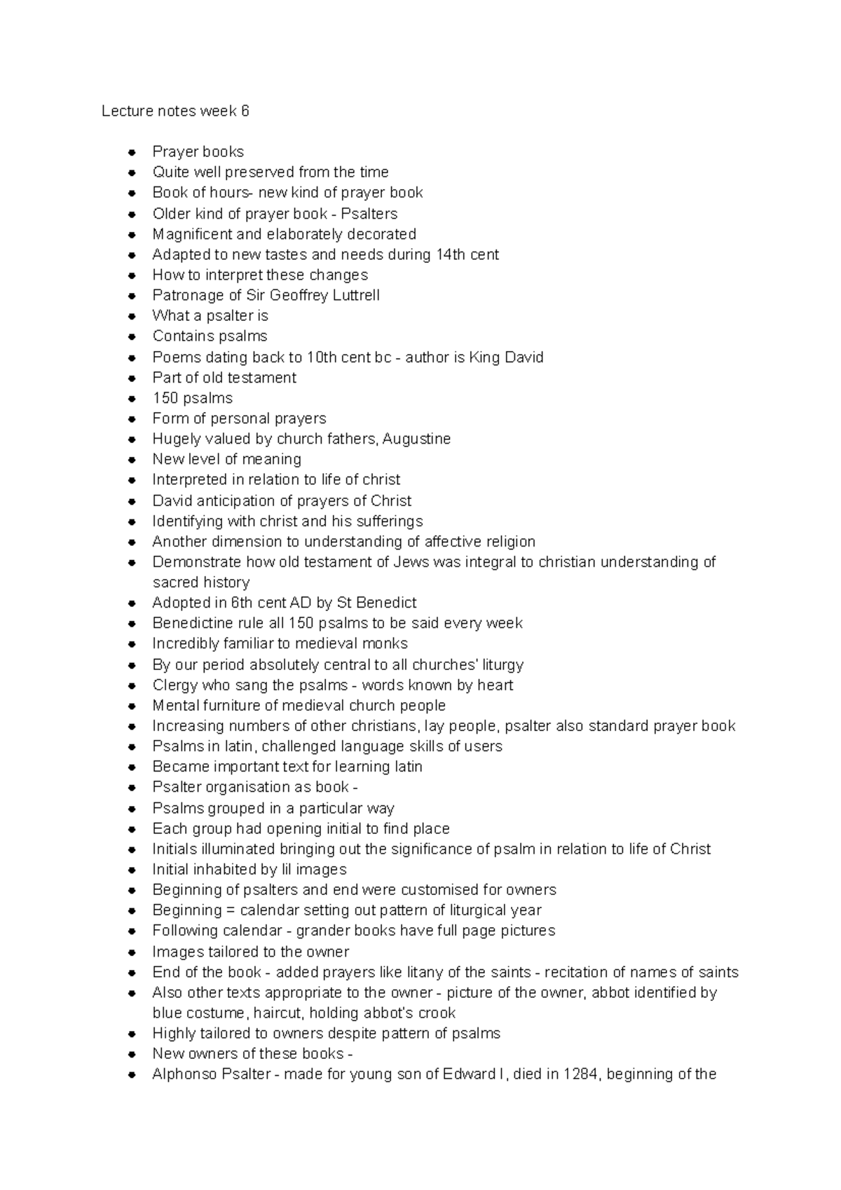 Lecture notes week 6 - Studocu