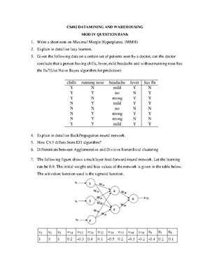 Module 1 DWM - Data mining We live in a world where vast amounts of ...