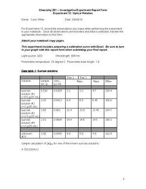 Lab post write up 1 - mandatory assignments for the post lab ...