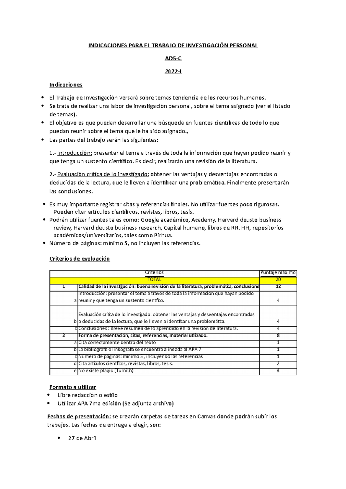 C Indicaciones+PARA+EL+ Trabajo+DE+ Investigaci%C3%93N+ Personal ...