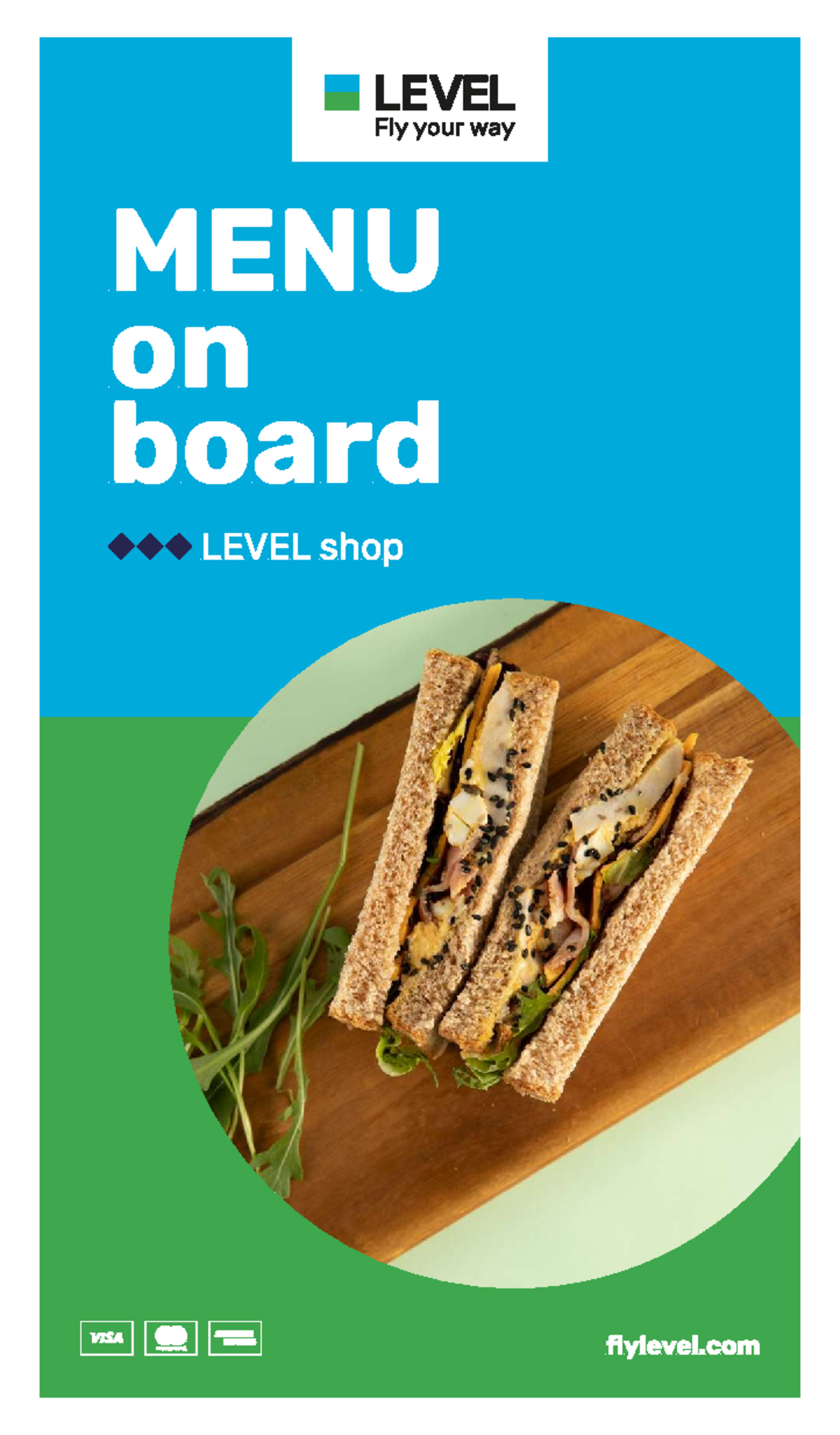 Carta-level v4l - Tu madre - Menu on board LEVEL shop flylevel shop ...