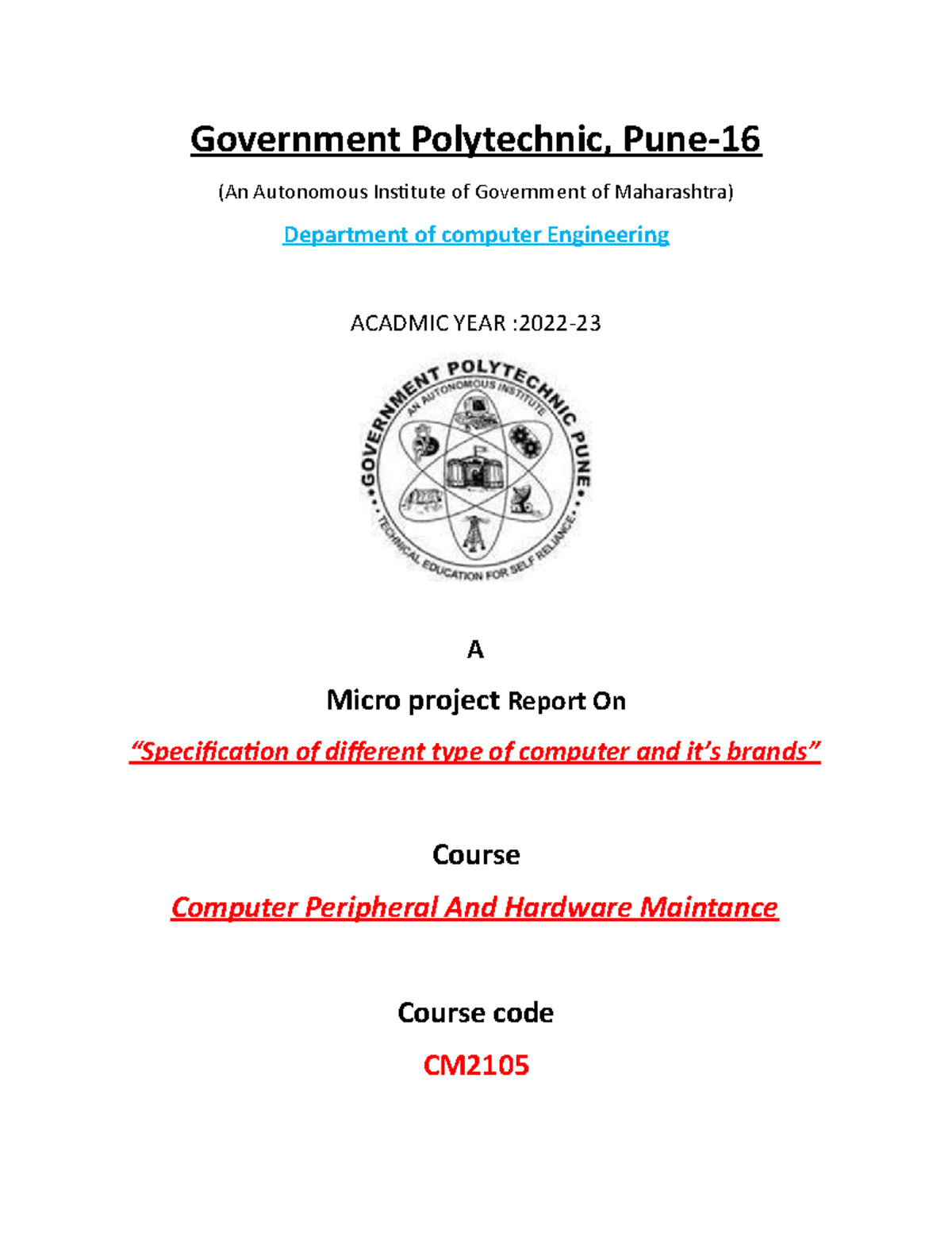 Cphmmicro Computer peripherals and hardware maintenance Government