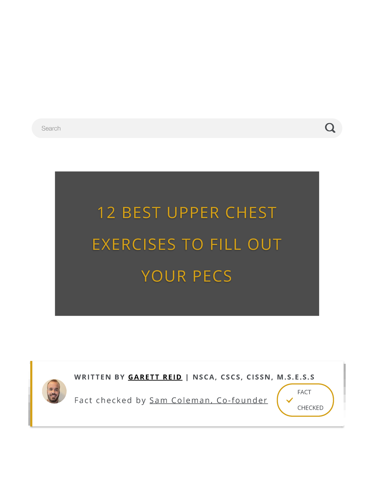 12 Best Upper Chest Exercises To Fill Out Your Pecs - SET FOR SET