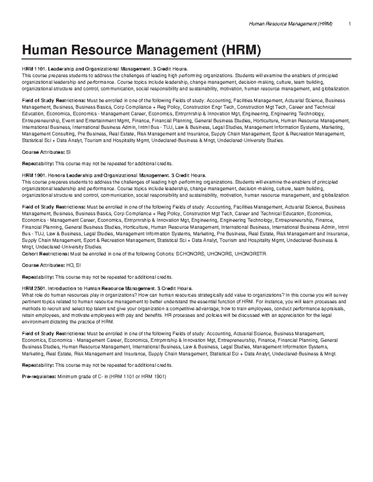 HRM - Human Resources management - Human Resource Management (HRM) HRM ...