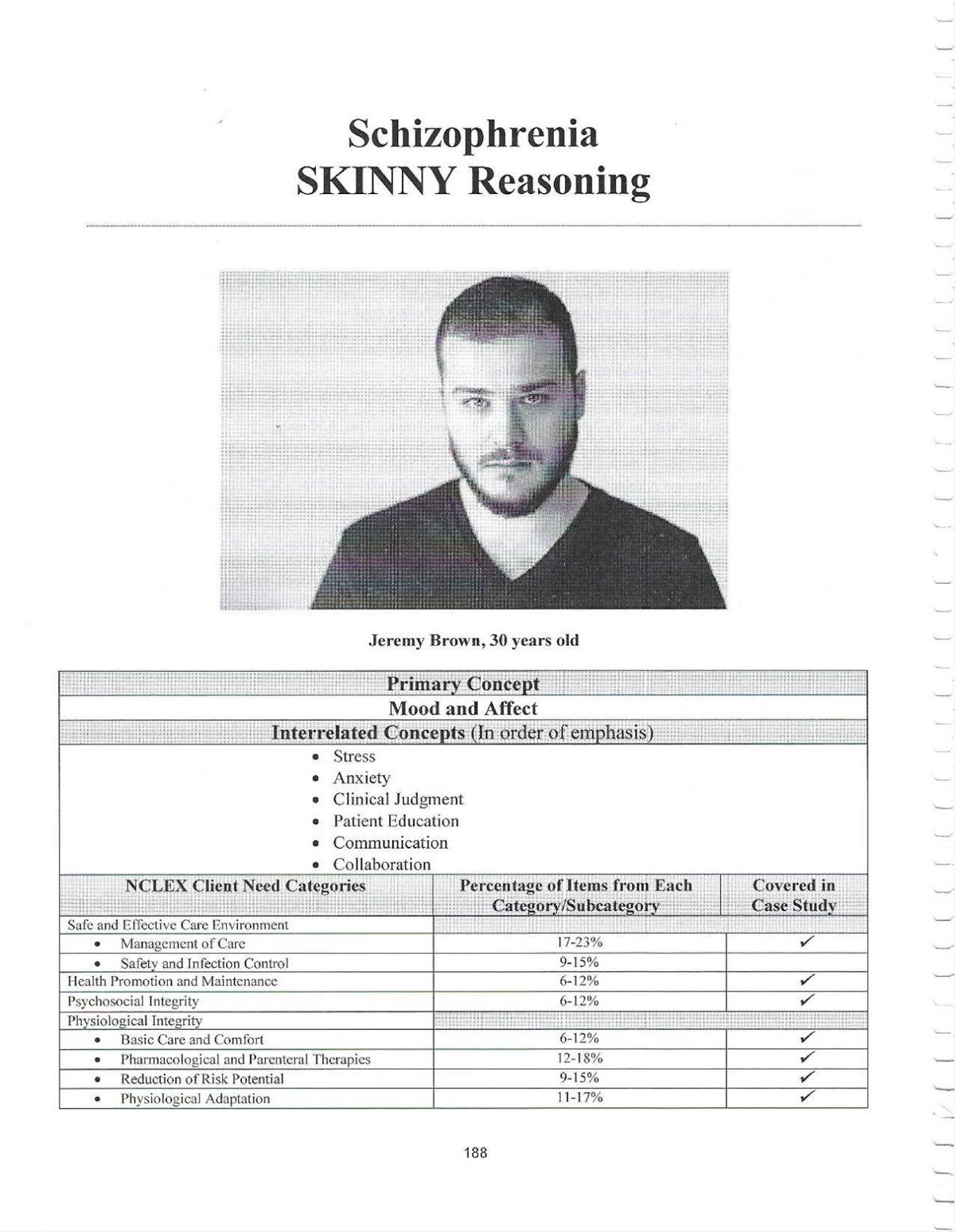 case study on someone with schizophrenia