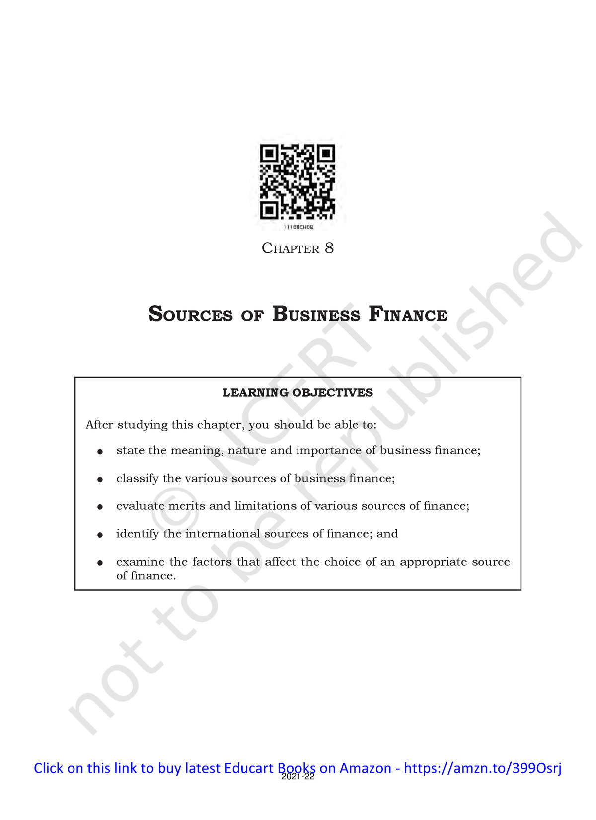 case study on sources of business finance