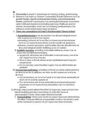 Psy 100 Part 3 - Psy 100 Part 3 Notes - Some Researcher Say That ...