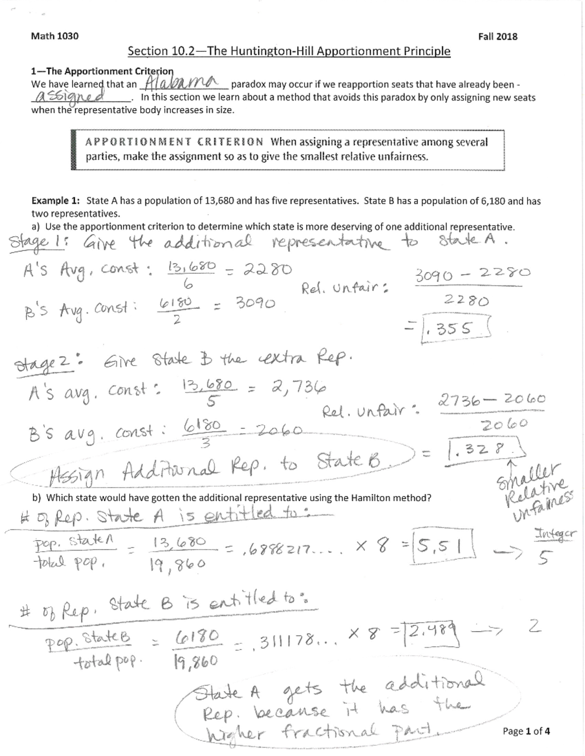 10.2 Notes Math 1030 - Math 1030 Fall 2018 Section 10—The Huntington ...