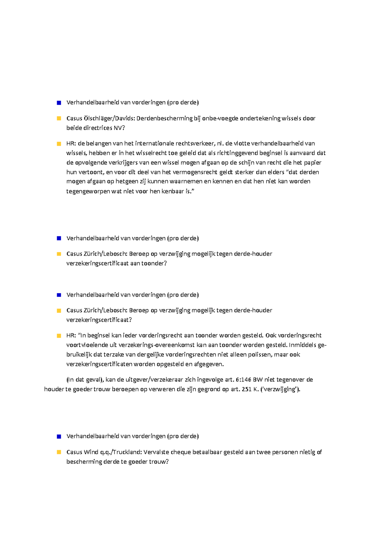 Arresten Handelsrecht - Samenvatting Relevante Jurisprudentie 2014 ...