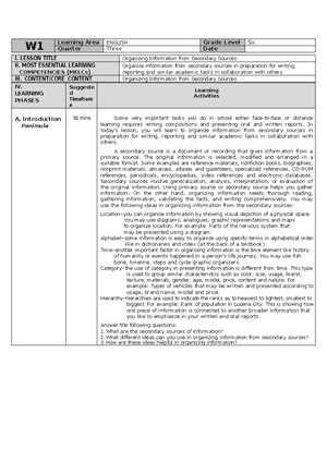 Module 2 Lesson 1 - The Teacher and the School Curriculum - Republic of ...