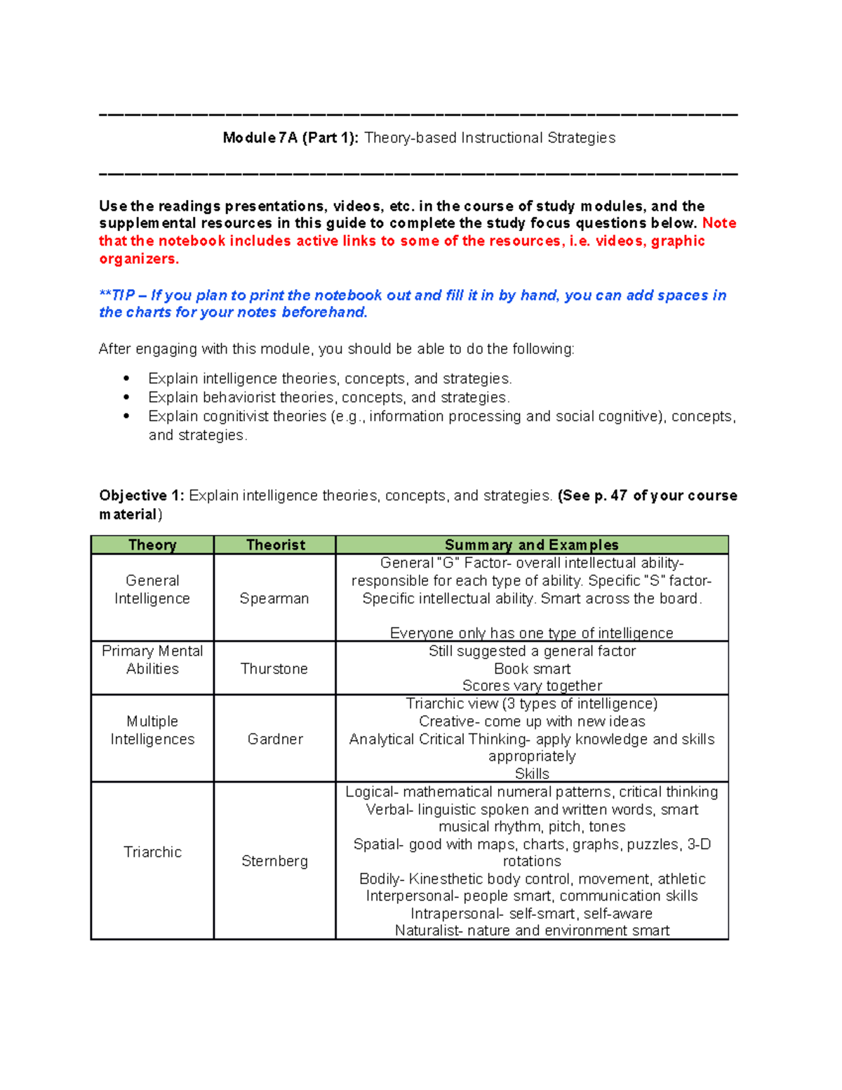 Module 7A Notebook - Updated - - Studocu