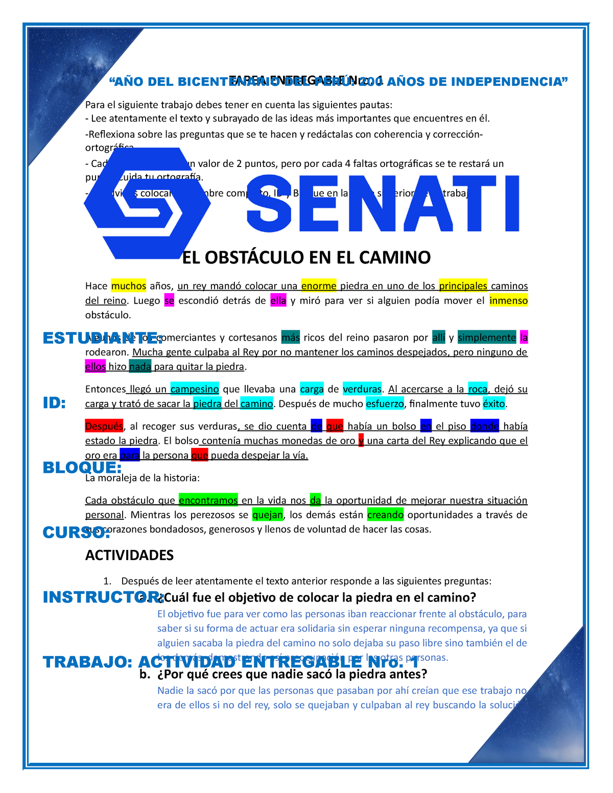 Actividad Entregable 1 Lenguaje Tarea Entregable Nro 1 Para El Siguiente Trabajo Debes Tener 6283