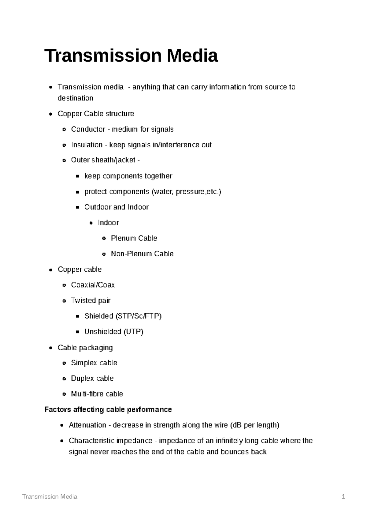 Transmission Media Transmission Media Transmission media anything