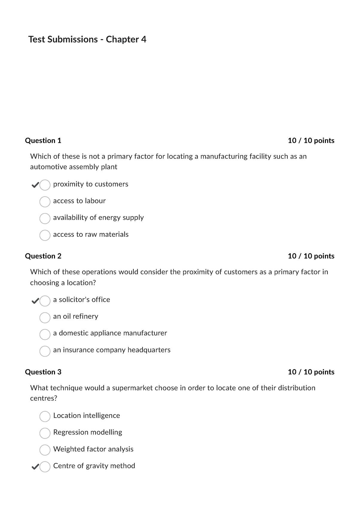 Chapter 4 - Operations Management (MAN1059) - Test Submissions ...