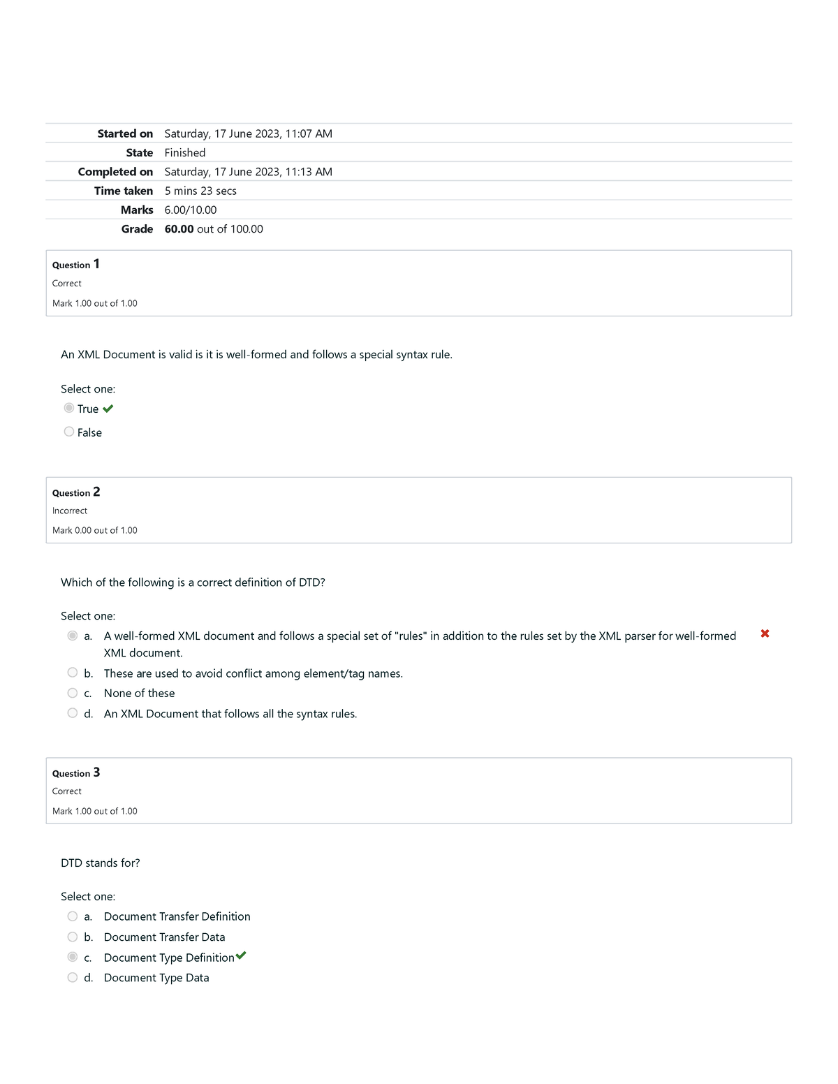 Prelim Quiz 2 Attempt 2 - UGRD-IT6316 XML-Based Web Applications ...