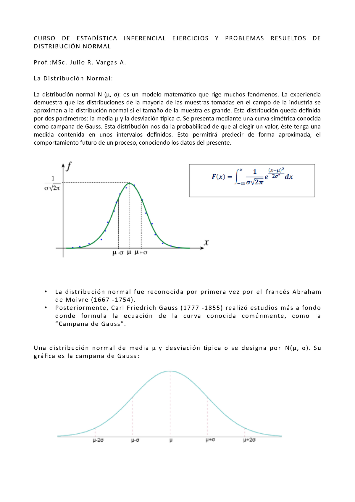 Un problema de distribución