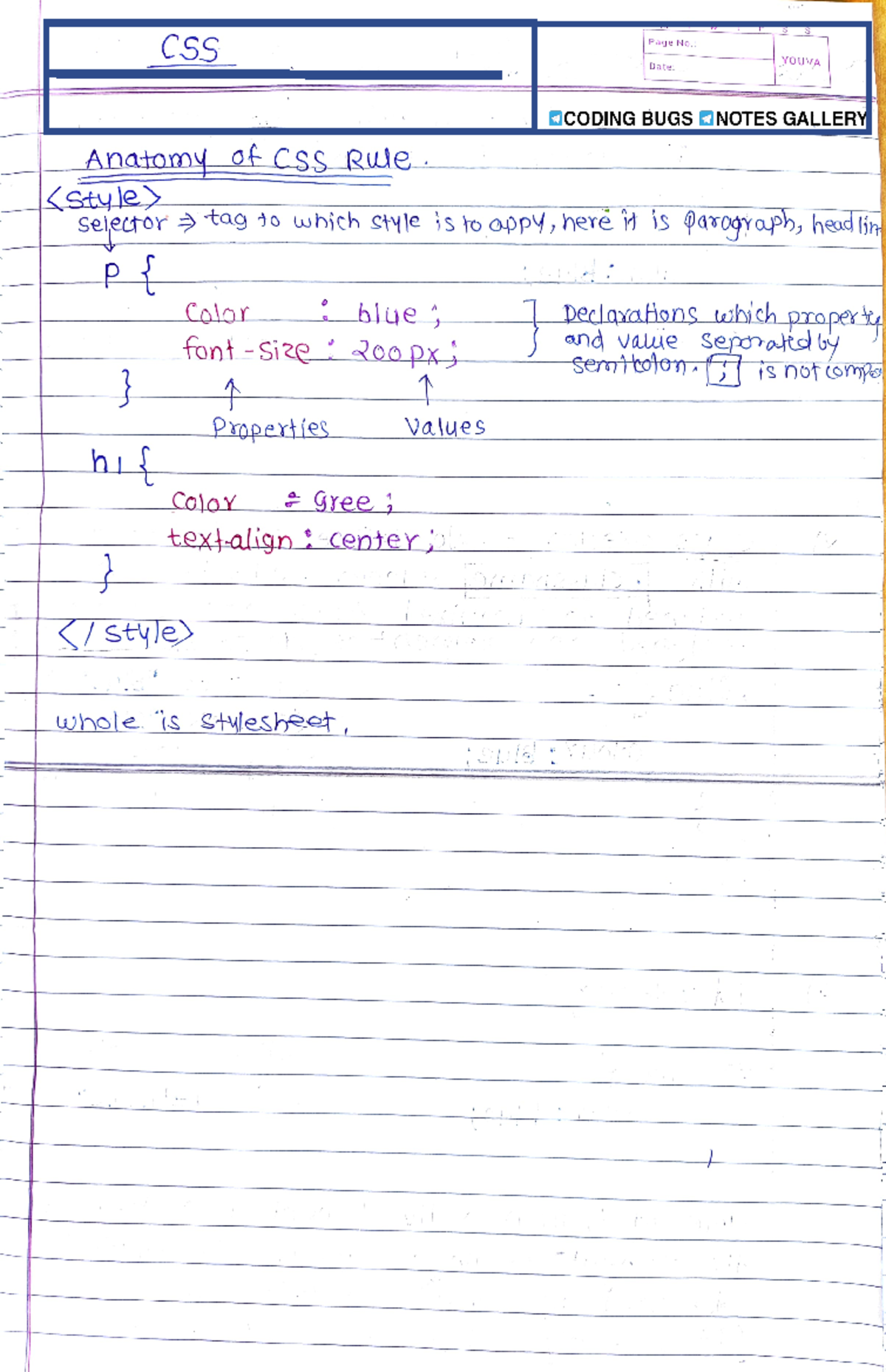 Css Handwritten Notes - b.tech - Subham mohanty - Studocu