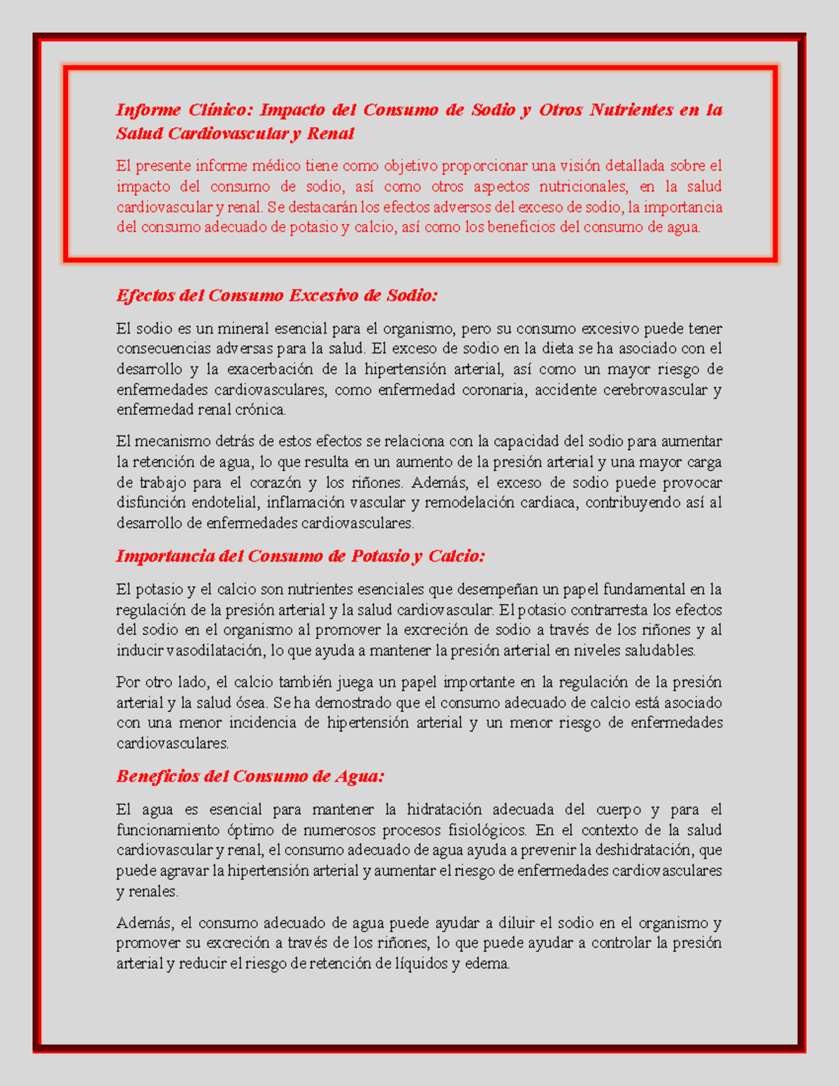 Impacto del Consumo de Sodio y Otros Nutrientes en la Salud ...