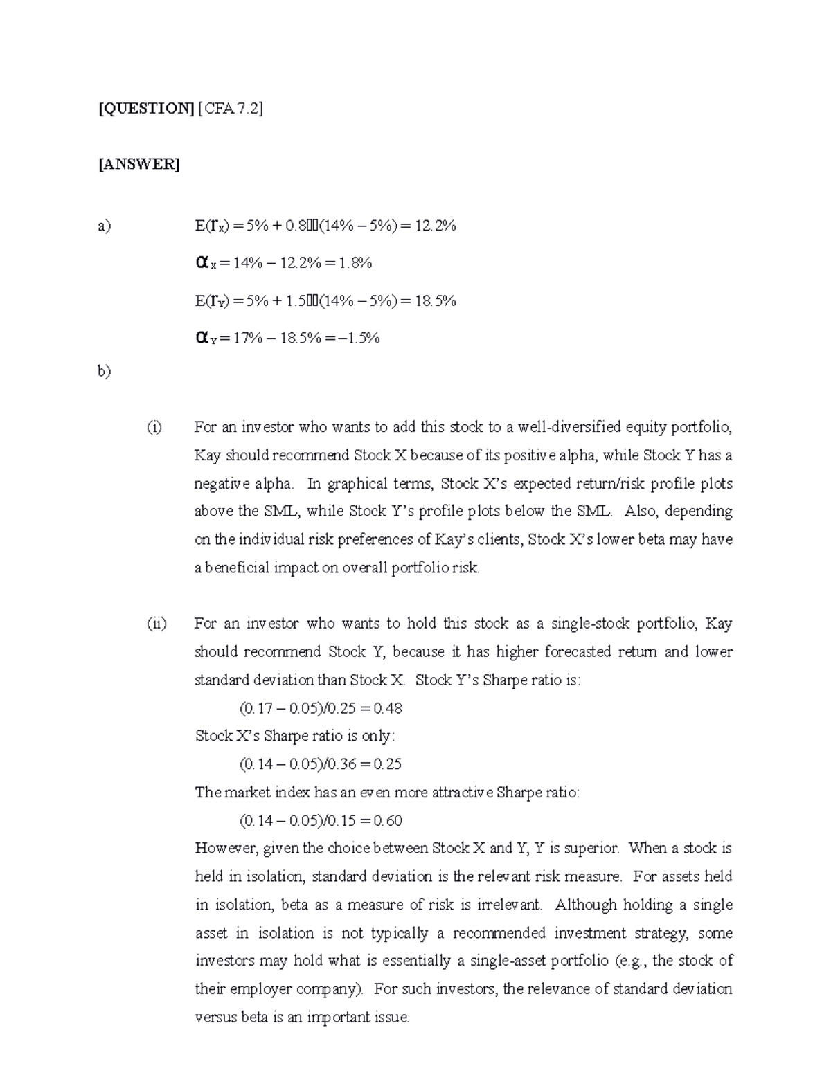 37 - course of fundamental accounting - [QUESTION] [CFA 7] [ANSWER] a ...