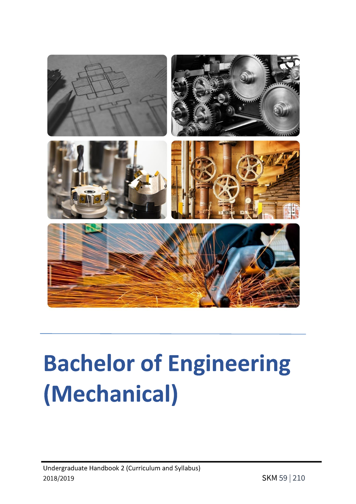 Bachelor Of Engineering Mechanical - Undergraduate Handbook 2 ...