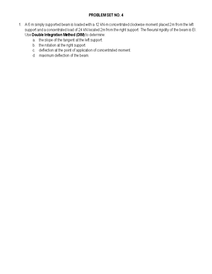 M6 - Practice problems in prestress concrete - Intended Learning ...