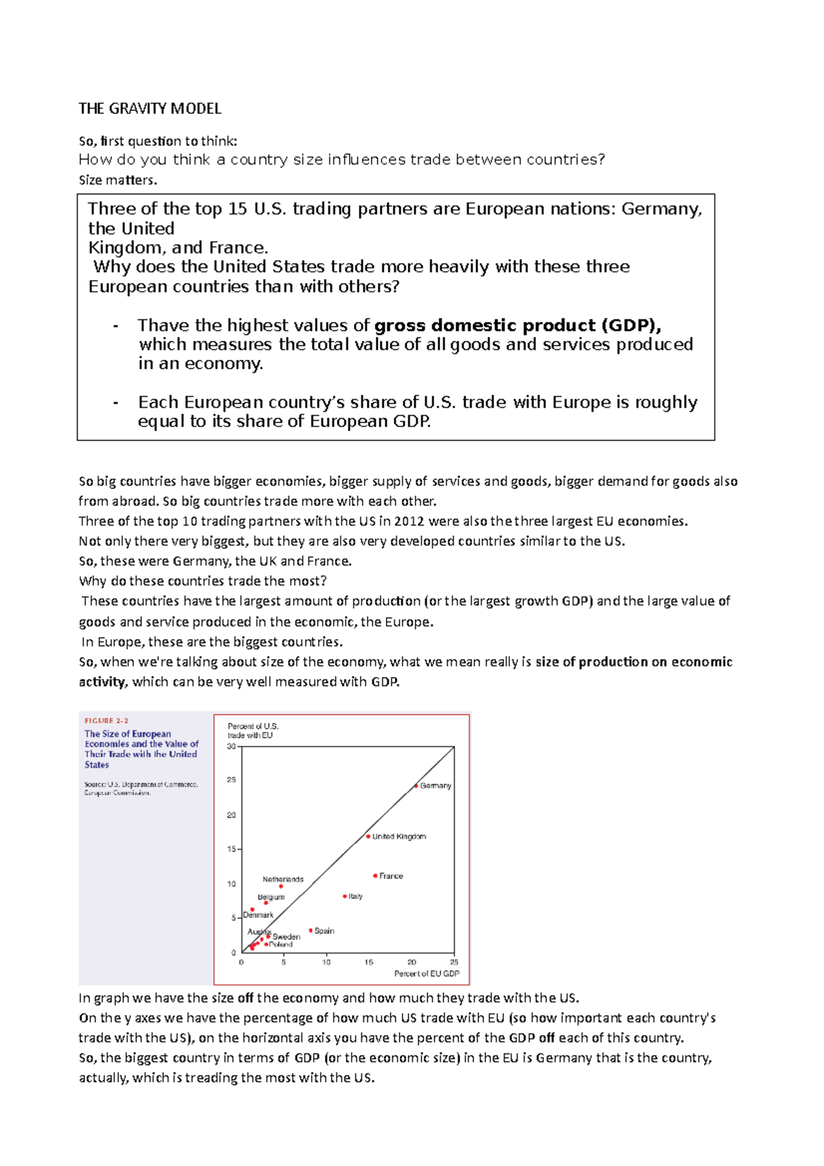 The Gravity Model First Lecture Of International Economics Pt 1 The The Gravity Model First Lecture Of International Economics Pt 1 The