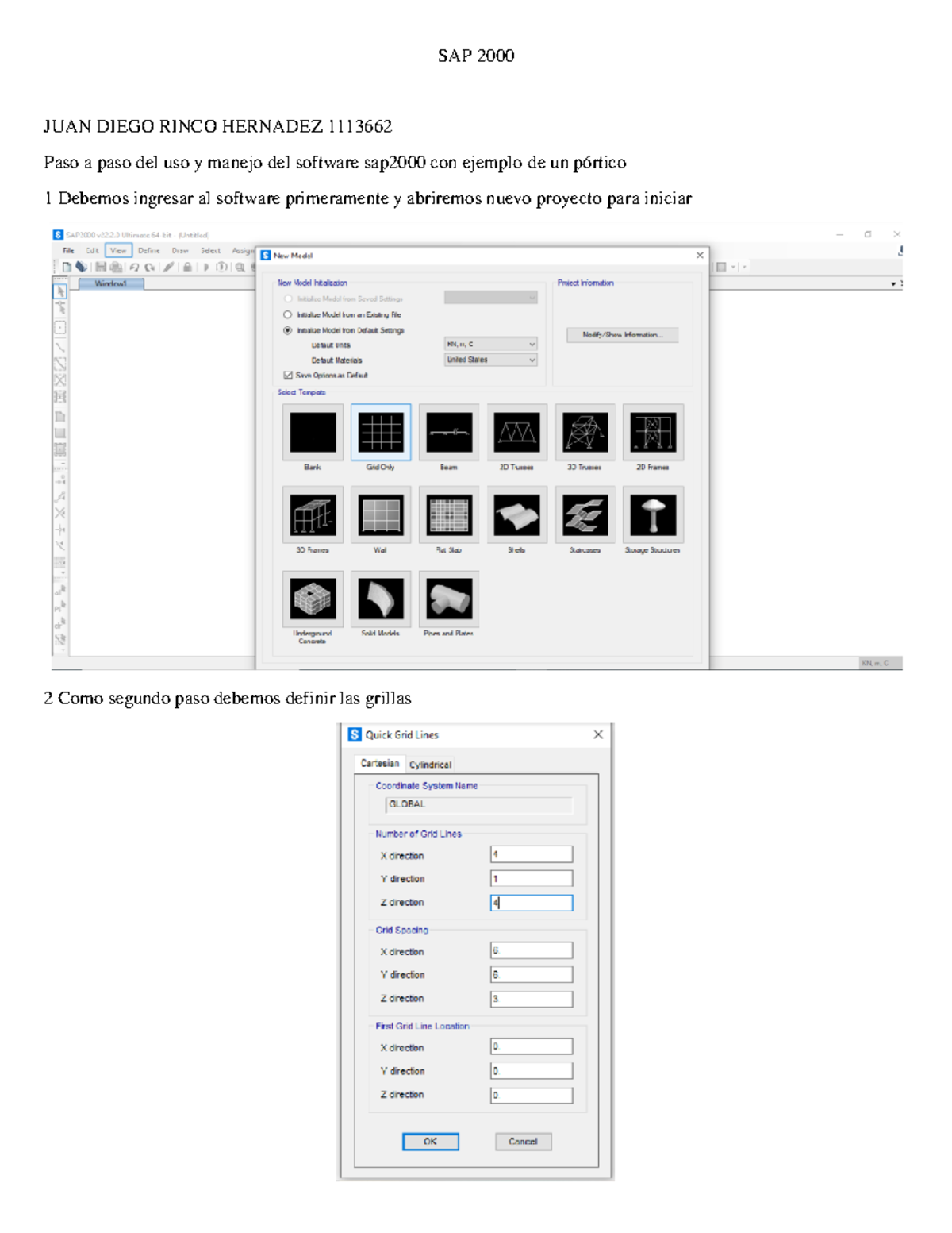 SAP 2000 software de uso basico para principiantes - SAP 2000 JUAN ...