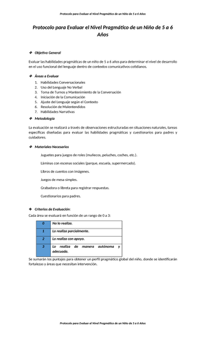 Pauta de habilidades pragm - PAUTA DE COTEJO DE HABILIDADES PRAGMATICAS ...