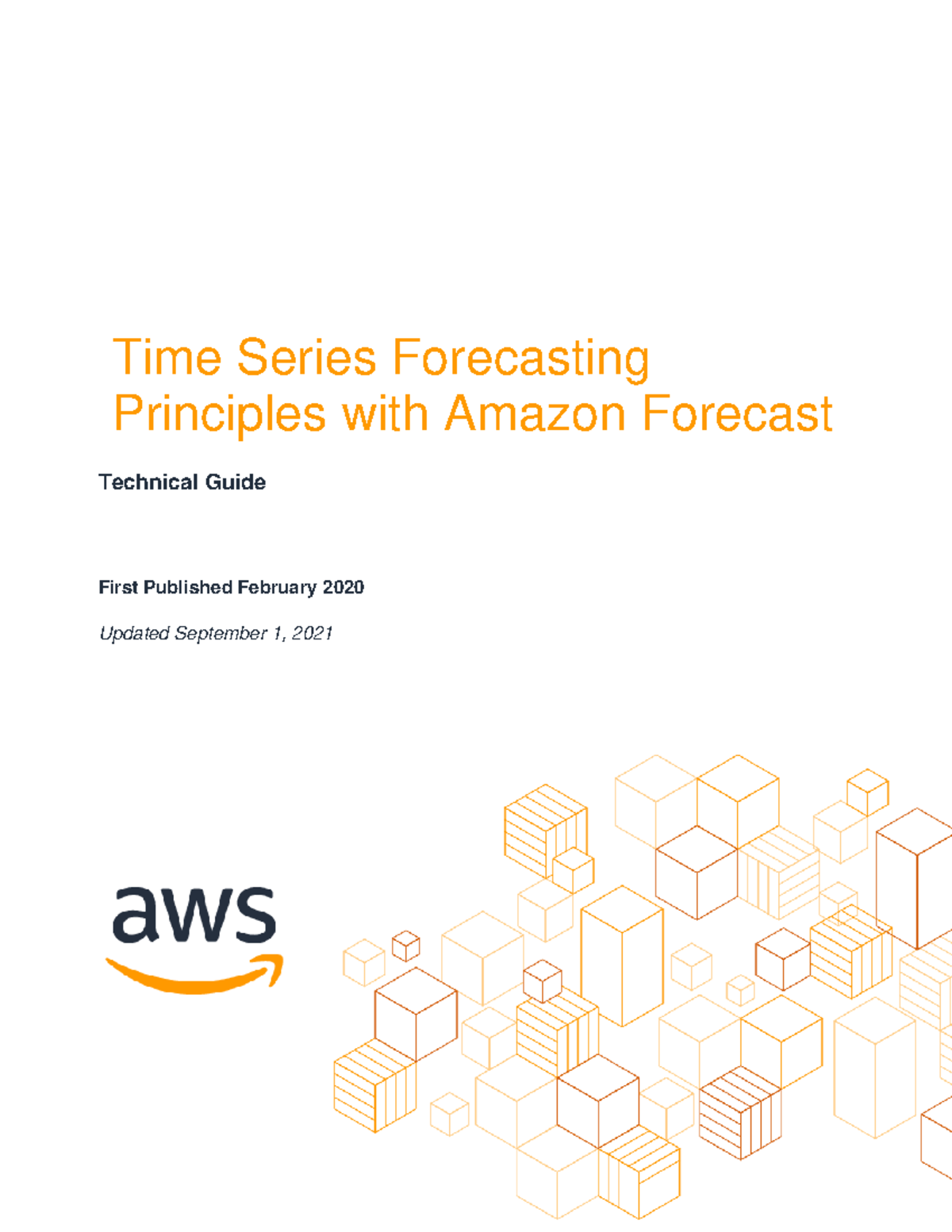 Time series forecasting principles amazon forecast - Time Series ...