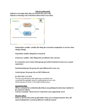 QUIZ ONE MAIN Points - cheat sheet made for quiz one - Quiz one main ...