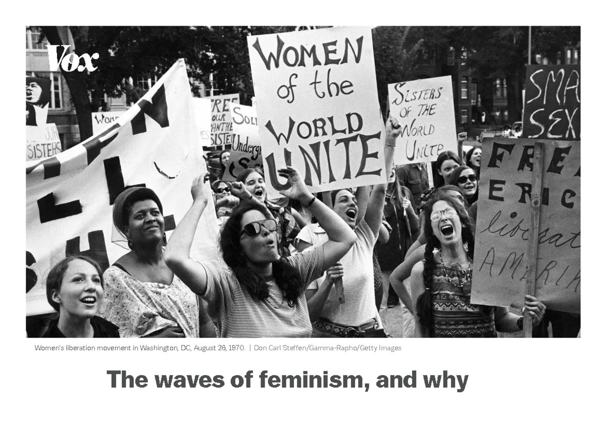 The waves of feminism, and why people keep fighting over them, explained -  Vox