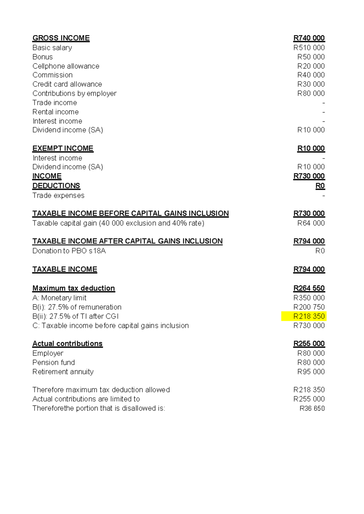 MTD - Class Example - Trade income - Rental income - DEDUCTIONS R ...