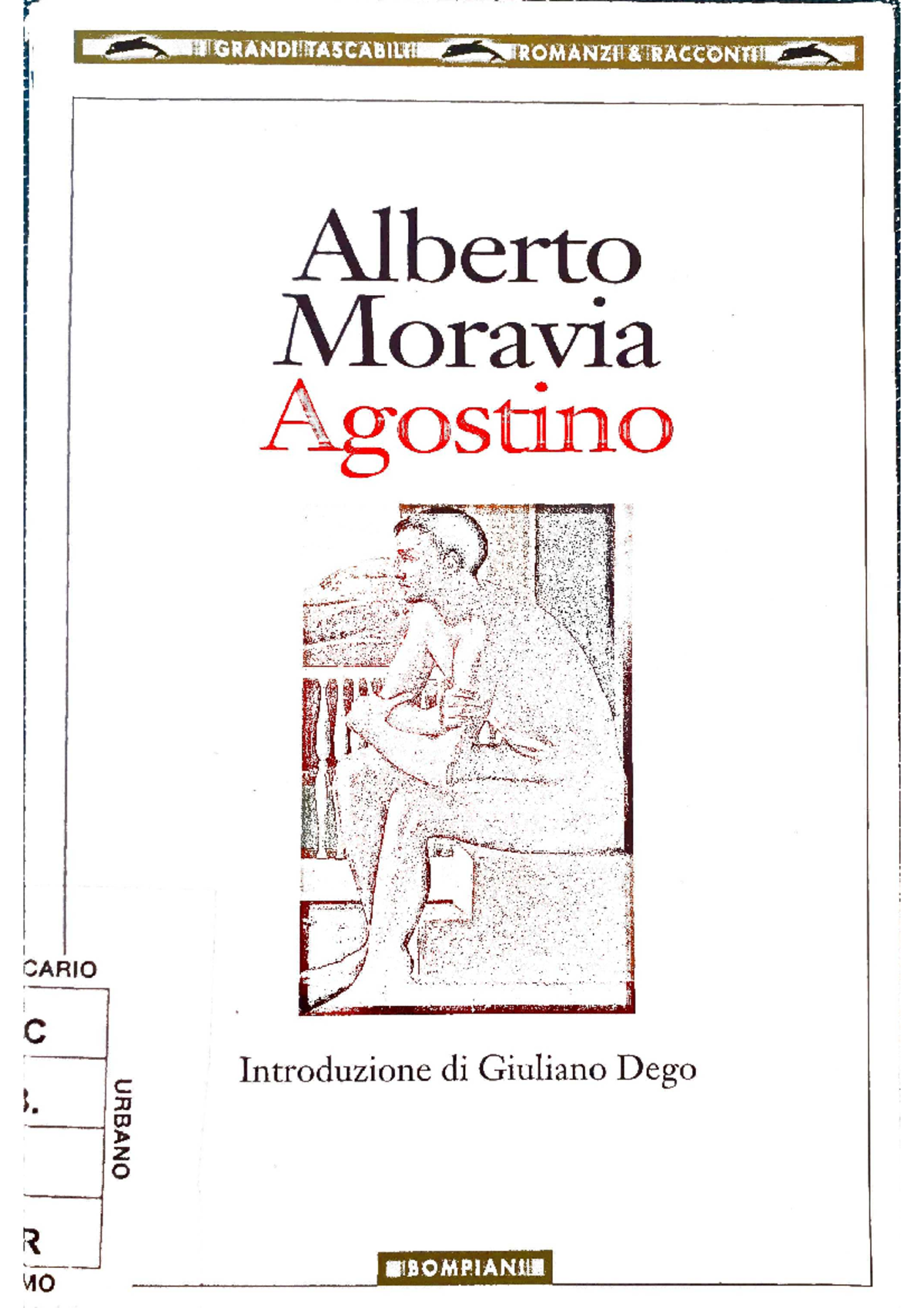 Agostino Alberto Moravia Letteratura italiana Studocu