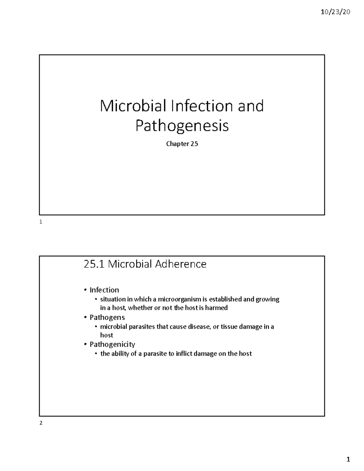 WEEK+11+lecture+slides - Microbial Infection and Pathogenesis Chapter ...