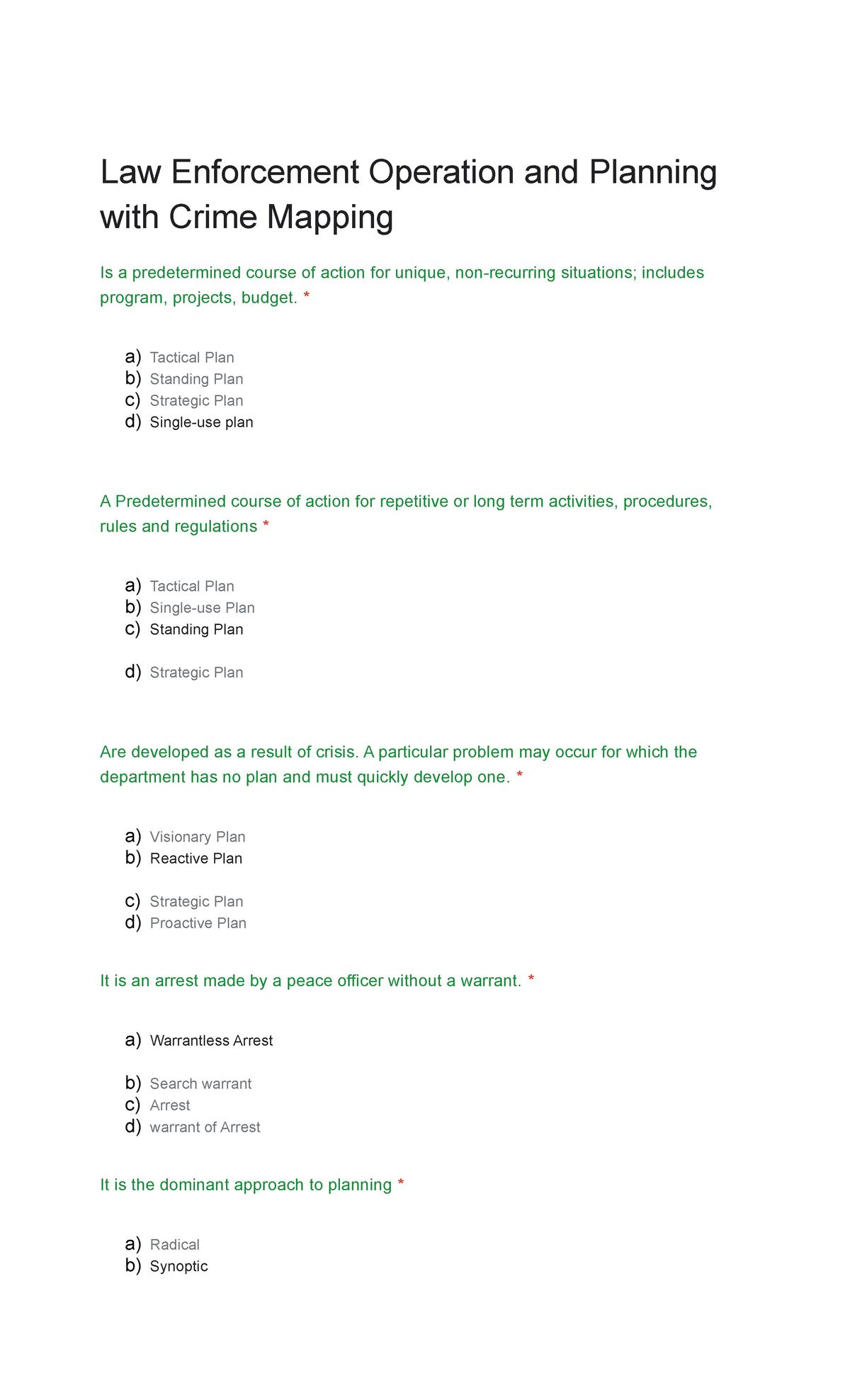 crime mapping essay