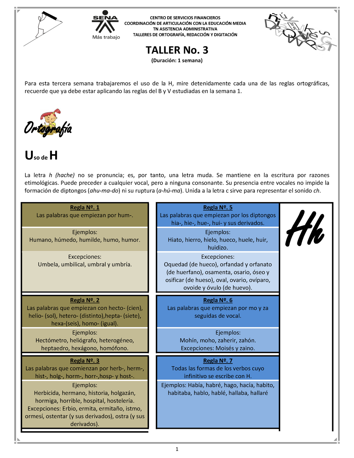 Taller No. 3 ( Semana 3) - COORDINACI”N DE ARTICULACI”N CON LA EDUCACI ...