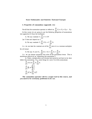 Lecture notes, course. - Multivariate Linear Regression - MULTIVARIATE ...