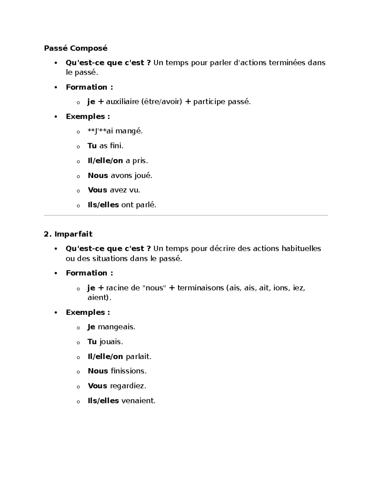 Passé Composé - km;m;m - Passé Composé Qu'est-ce que c'est? Un temps ...
