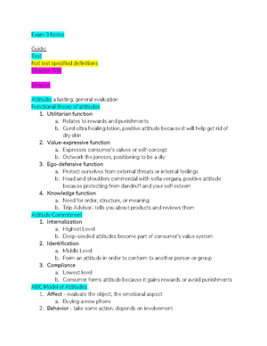 MGMT 372 Exam 2 Study Guide - Exam II Review Sheet* Multiple Choice: 30 ...