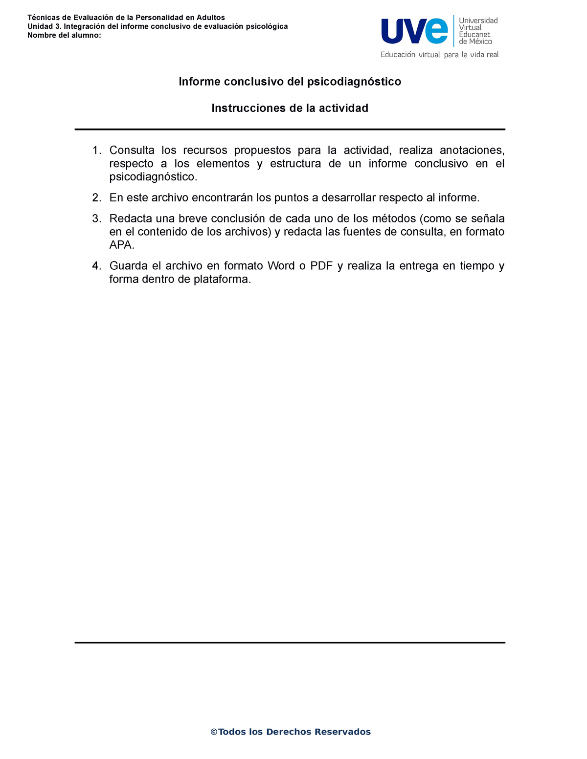 U3 A2   Apuntes   Unidad 3 Integración Del Informe Conclusivo De