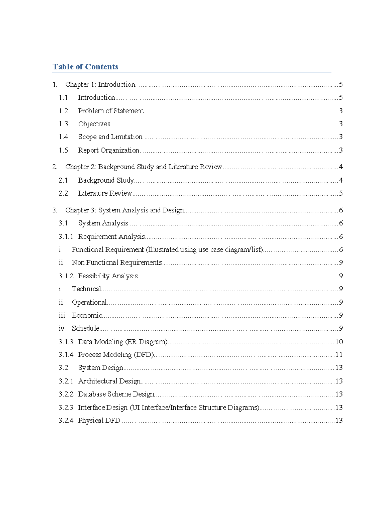 Final project of merolekh - Table of Contents Chapter 1: - Studocu