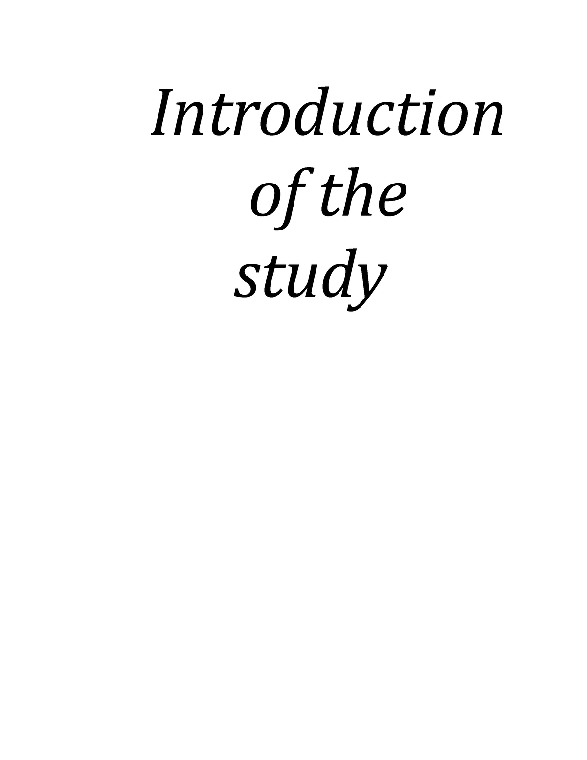 report-introduction-of-the-study-objective-of-the-study-the-main