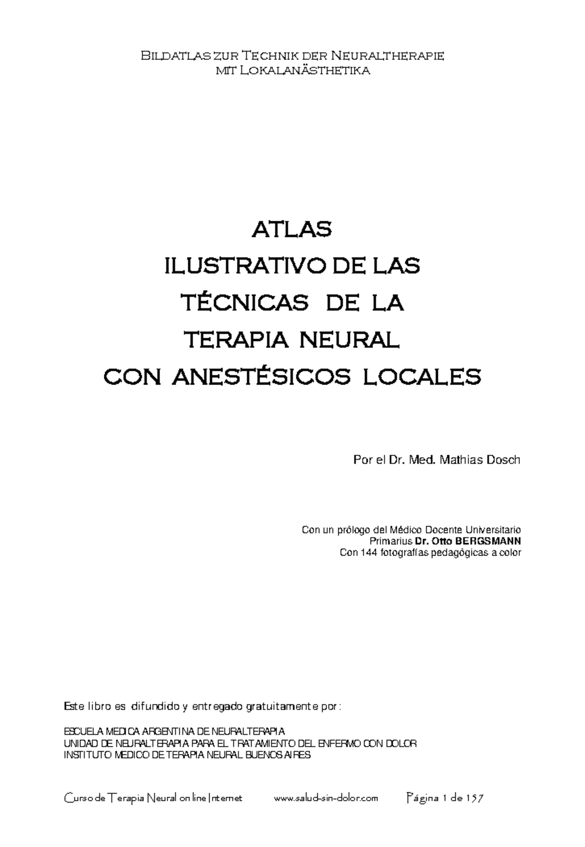 Libro Atlas DE Tecnicas Dosch - Bildatlas zur Technik der ...