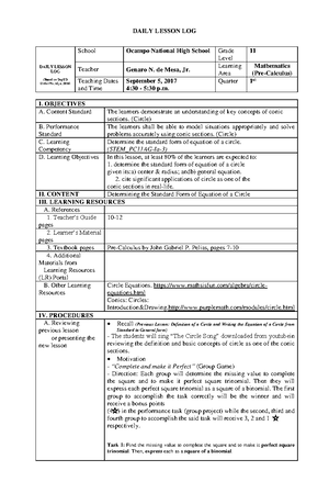 Performance Task 2 Pre Cal - Calculus 1 - Studocu