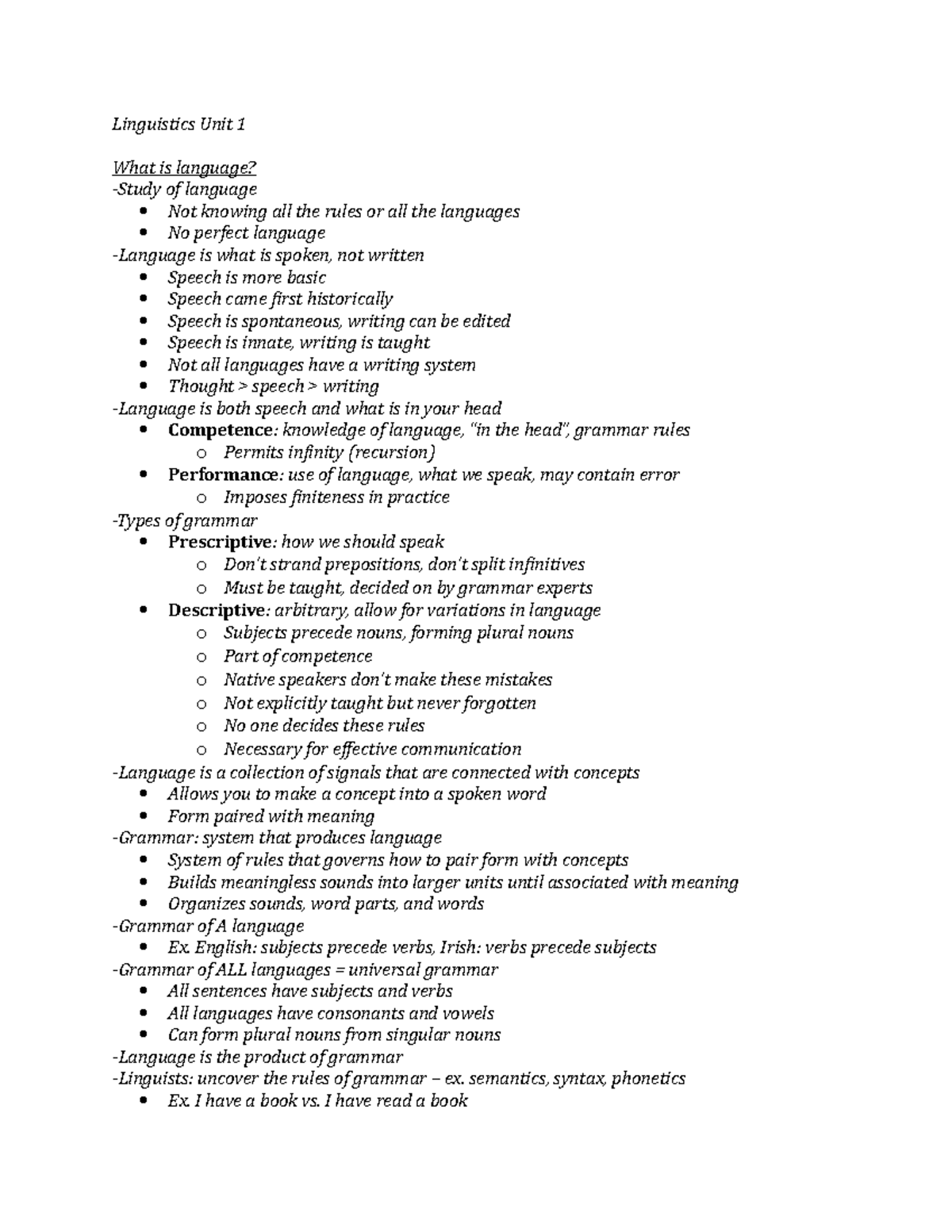 What Is Language Study In English